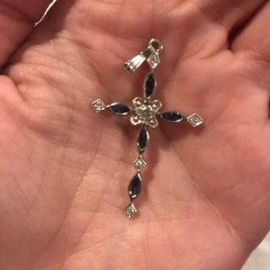 Sapphire and Diamond Cross